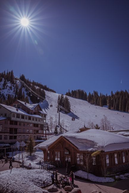 Luxury Ski Chalet in Aspen Snowmass with Fireplace and Snowy Mountain Views